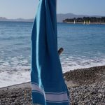 Fouta Tradi bande blanche (YLW)