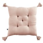 Coussin capitonné Gaïa - Guimauve