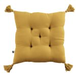 Coussin capitonné Gaïa - Safran