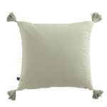 Coussin dehoussable Gaia - Vert d'eau