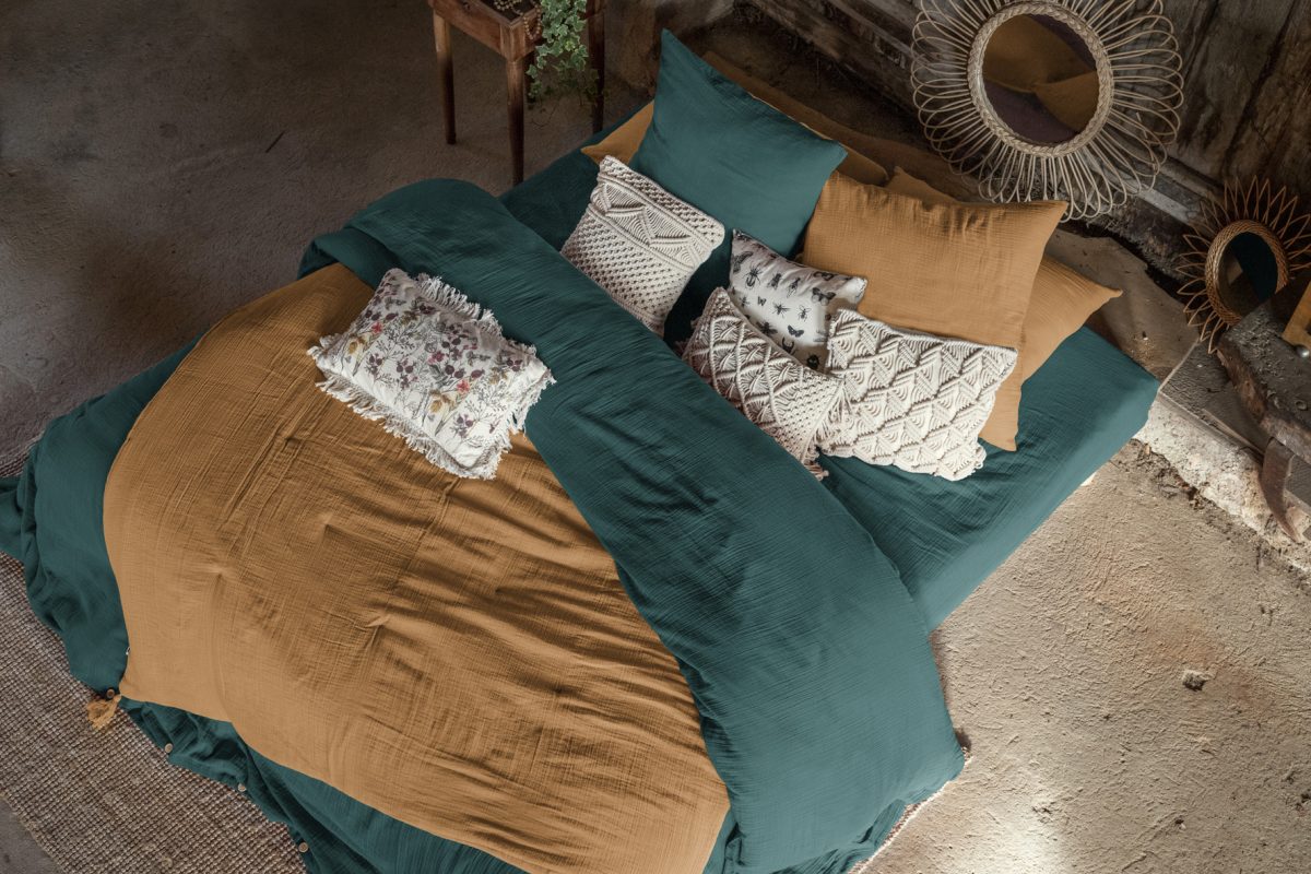Housse de couette Gaïa - Canard - Image 3