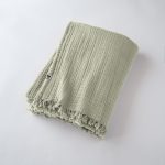 Plaid Gaïa - Vert d'eau